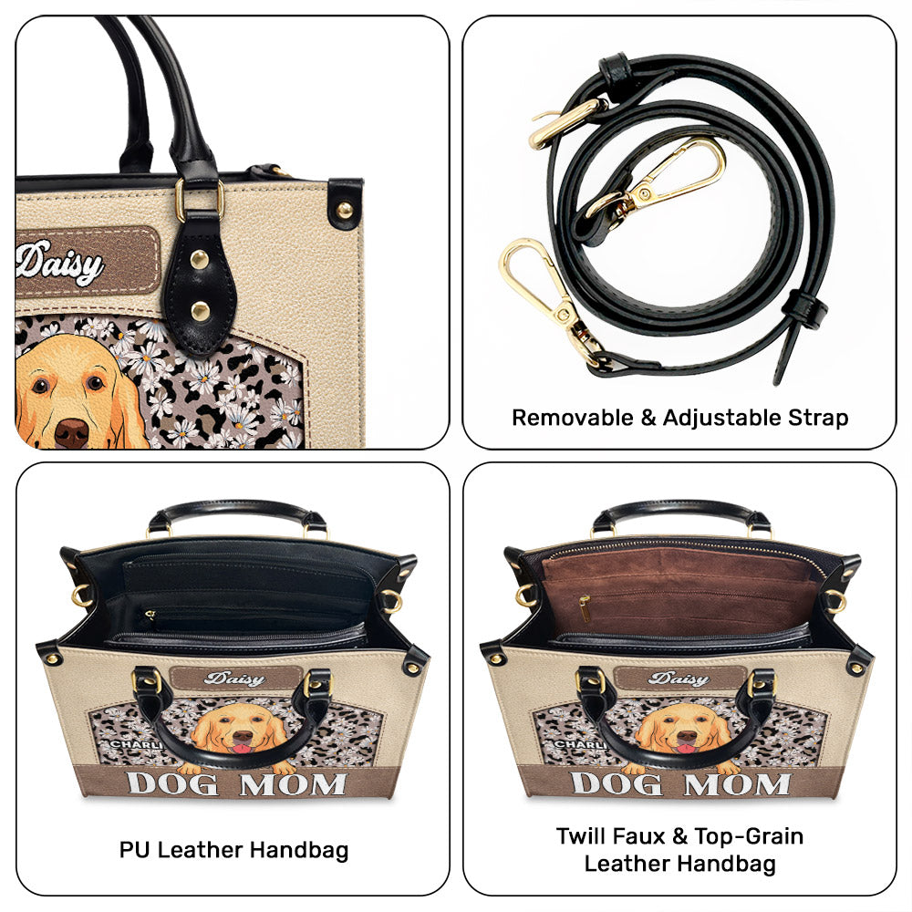 Flawless Dog Mom - Personalized Leather Bag
