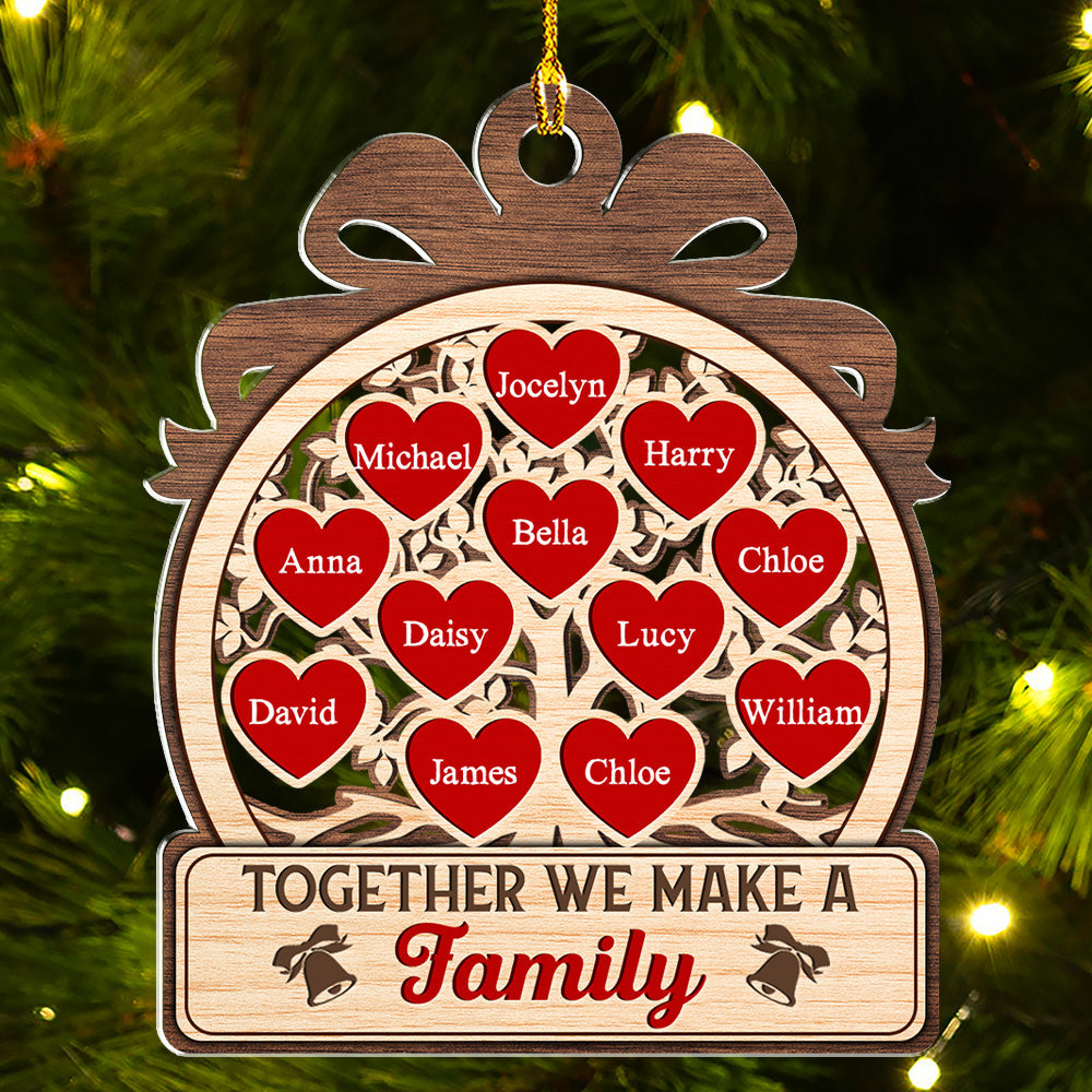 Family Together - Personalized Acrylic Ornament