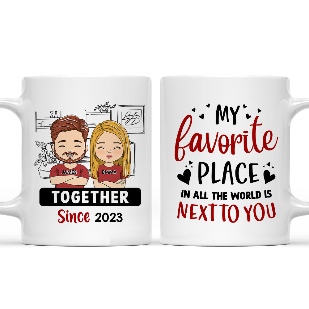 Next To You - Personalized Coffee Mug