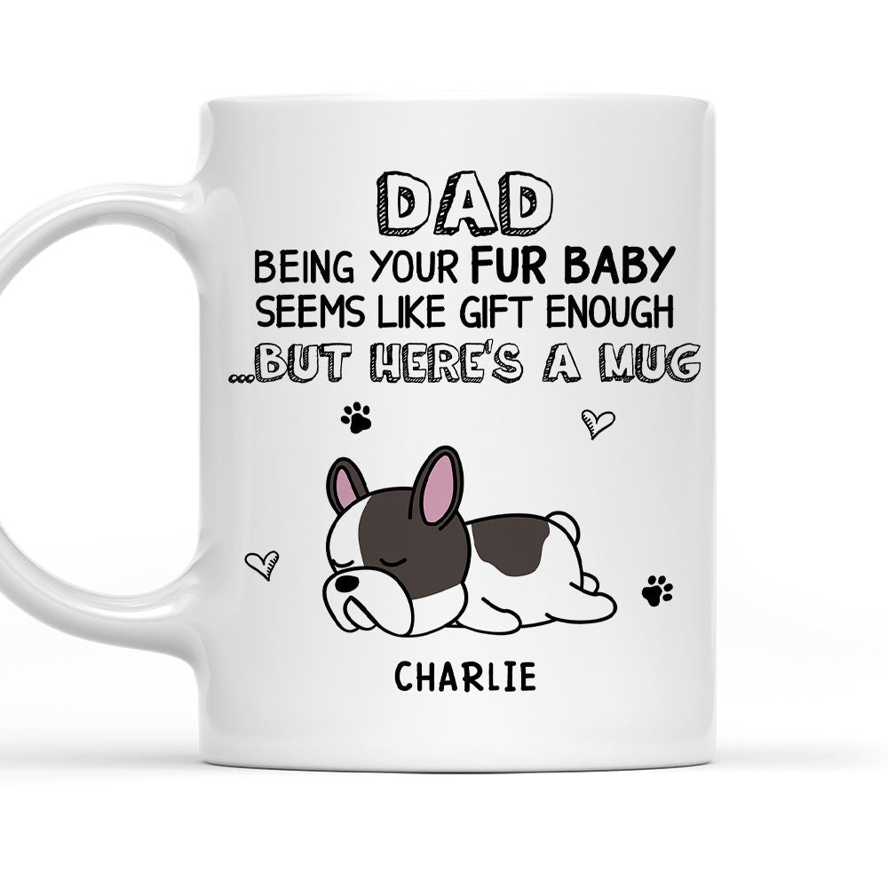 Custom Photo Christmas Birthday Gifts For Dog Lovers • A Fur Gift - Personalized Coffee Mug