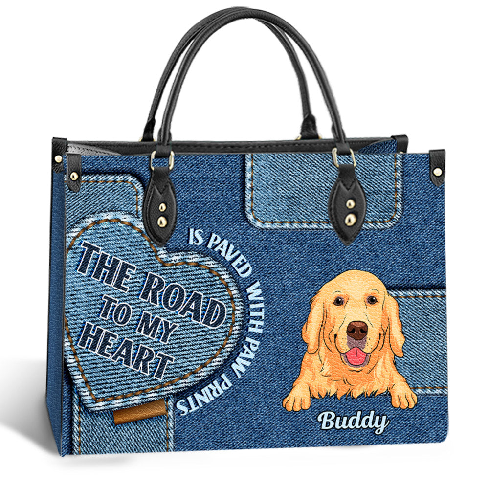 Road To My Heart - Personalized Leather Bag