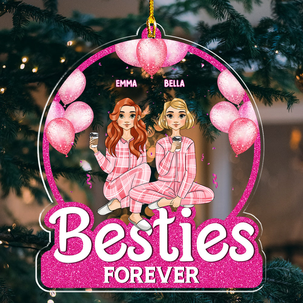 Besties Forever - Personalized Acrylic Ornament