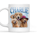 Custom Mother's day Birthday Gifts For Cat Mom, Cat Lovers • Pet Face Vintage Version 9 - Personalized Coffee Mug