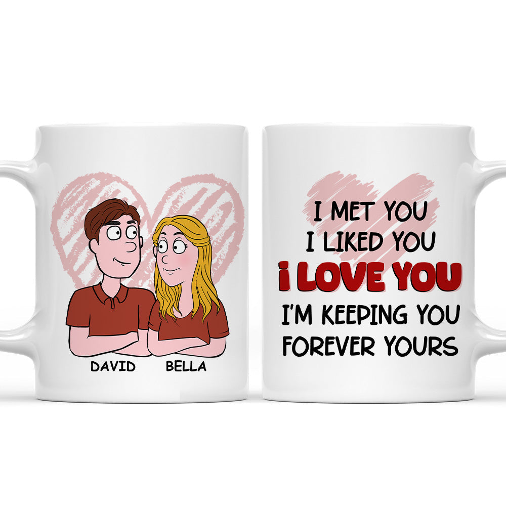 Keeping You Forever - Personalized Coffee Mug