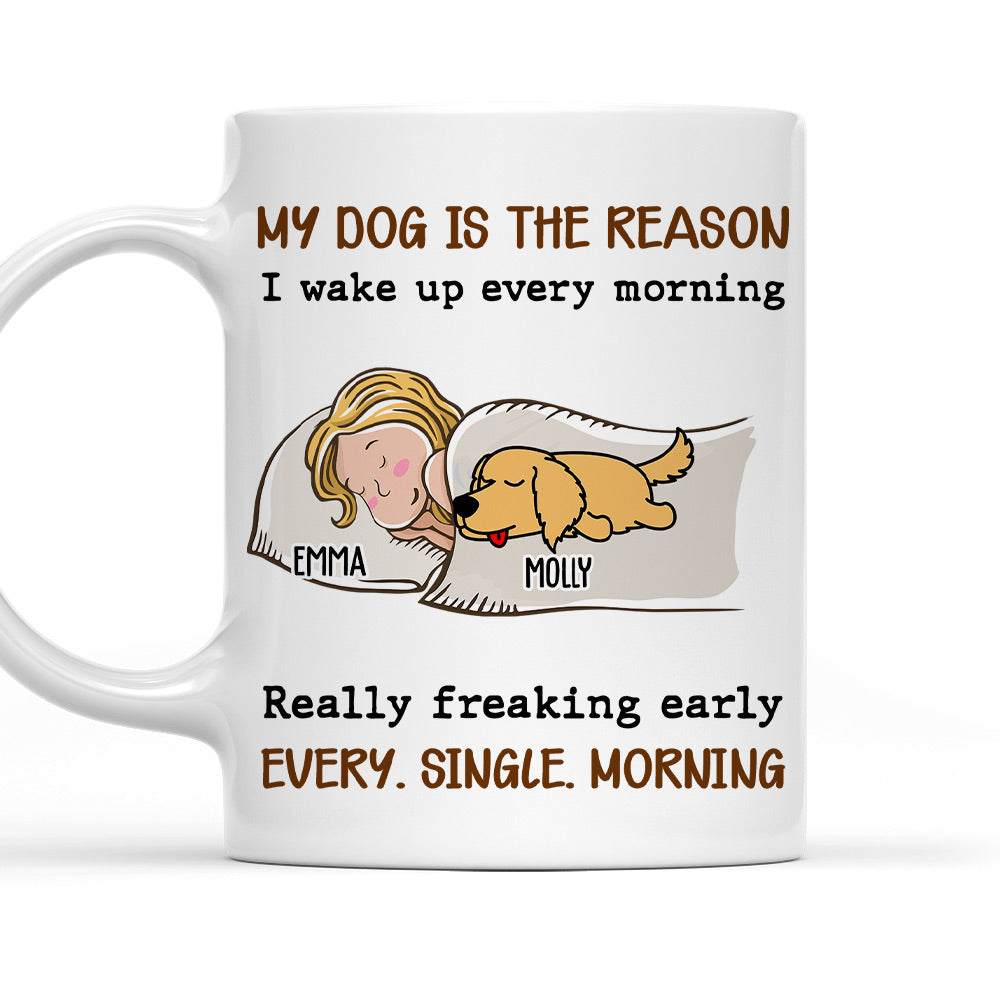 Custom Photo Mother's day Birthday Gifts For Cat Mom, Cat Lovers • My Pet Is The Reason - Personalized Coffee Mug