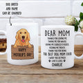 Custom Christmas Birthday Gifts For Dog Lovers • Thanks For Loving Me 1 - Personalized Coffee Mug
