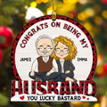 Congrat On Being - Personalized 1-layered Wood Ornament