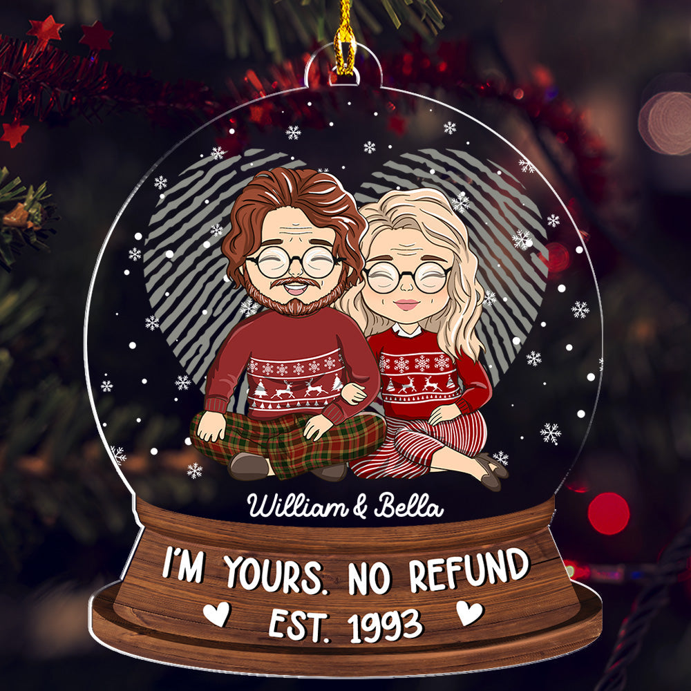 No Refund - Personalized Acrylic Ornament