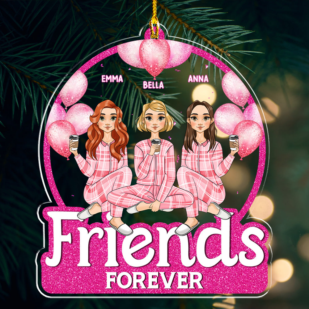 Besties Forever - Personalized Acrylic Ornament