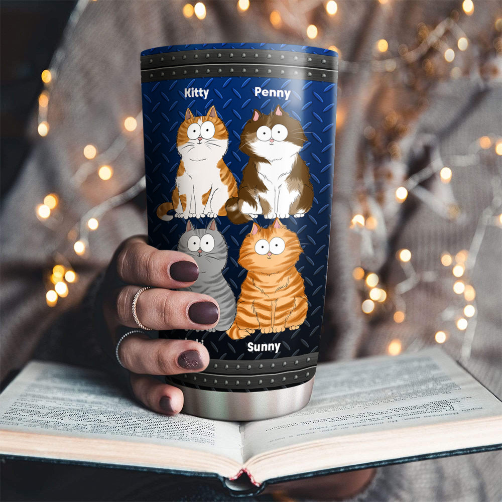Custom Christmas Birthday Gifts For Cat Dad, Cat Lovers • Super Sexy Cat Dad - Personalized Tumbler