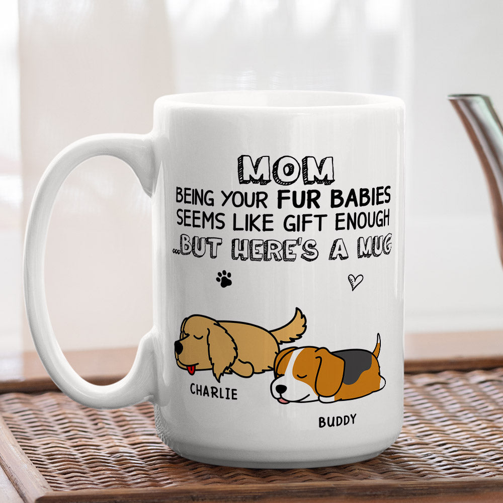 Custom Photo Christmas Birthday Gifts For Dog Lovers • A Fur Gift - Personalized Coffee Mug