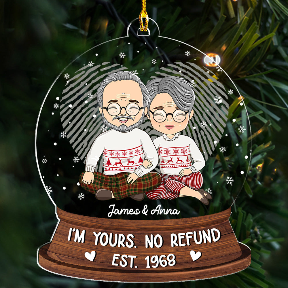 No Refund Version 1 - Personalized Acrylic Ornament