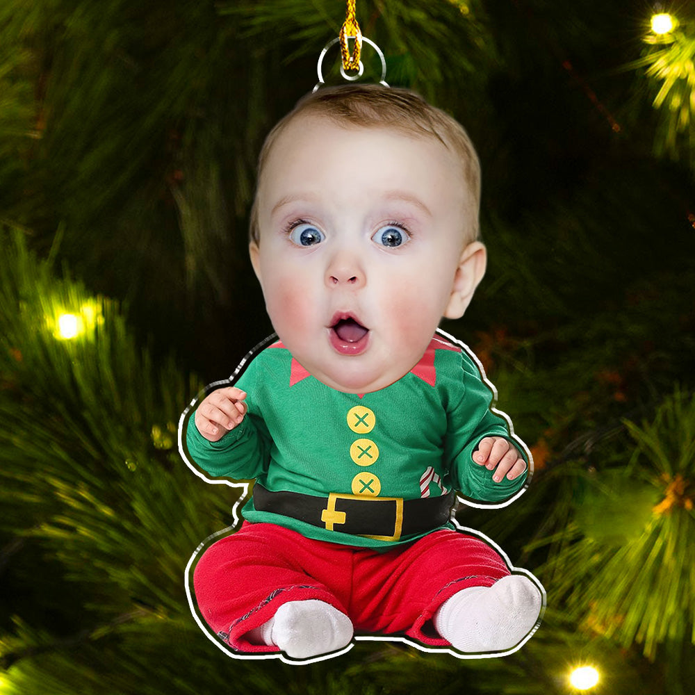 Face Baby - Personalized Acrylic Ornament