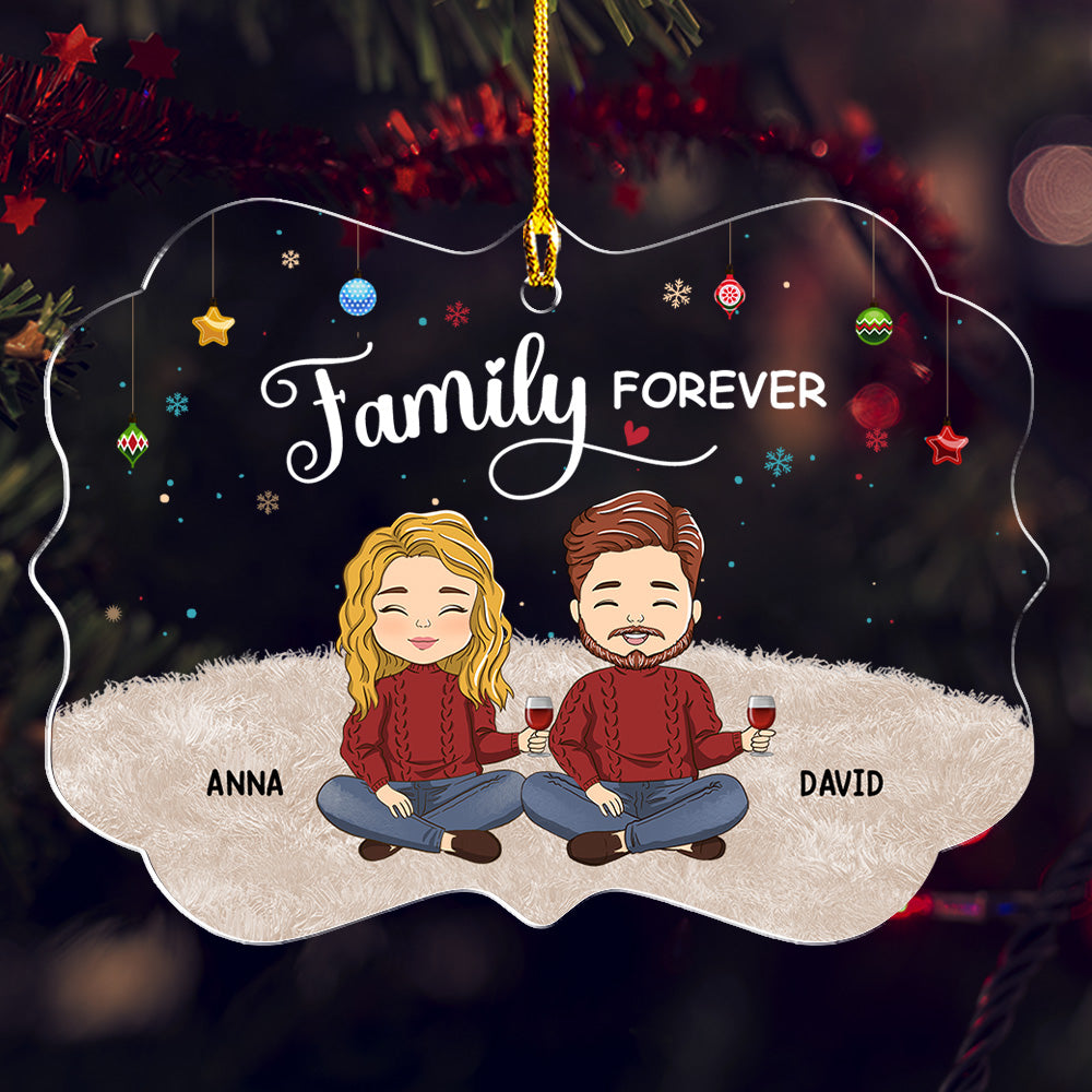 Family Forever - Personalized Acrylic Ornament