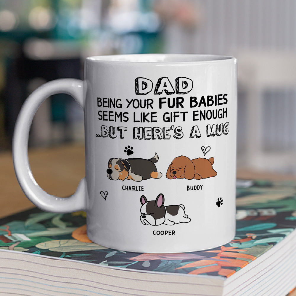 Custom Photo Christmas Birthday Gifts For Dog Lovers • A Fur Gift - Personalized Coffee Mug