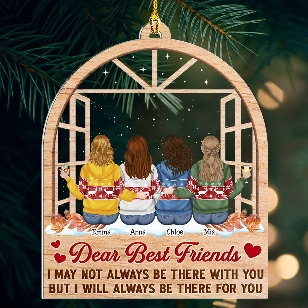 Be There For You - Personalized Acrylic Ornament