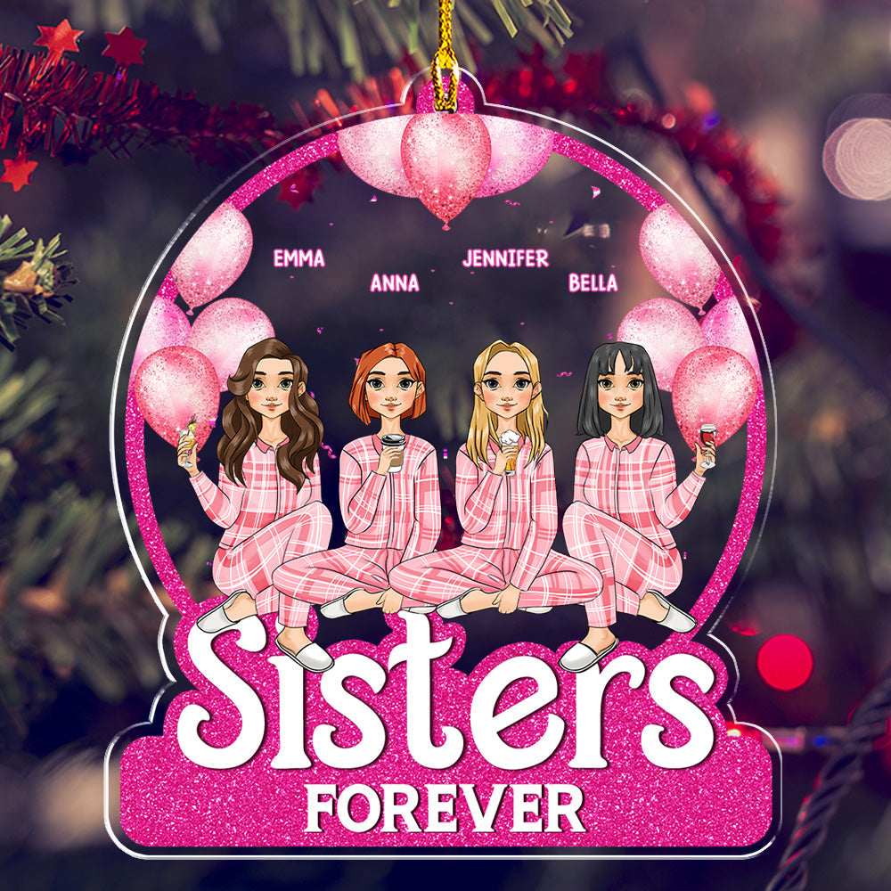 Besties Forever - Personalized Acrylic Ornament
