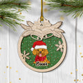 Jingle Bells Pet - Personalized 2-layered Wood Ornament