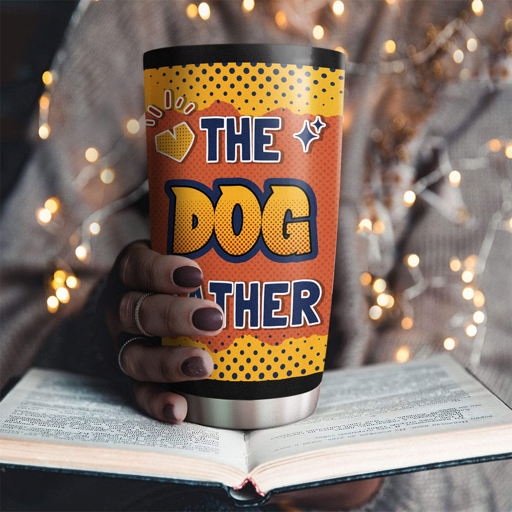 Custom Christmas Birthday Gifts For Dog Lovers • The Dog Family - Personalized Tumbler