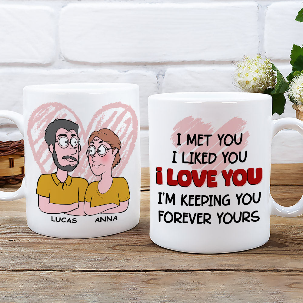 Keeping You Forever - Personalized Coffee Mug