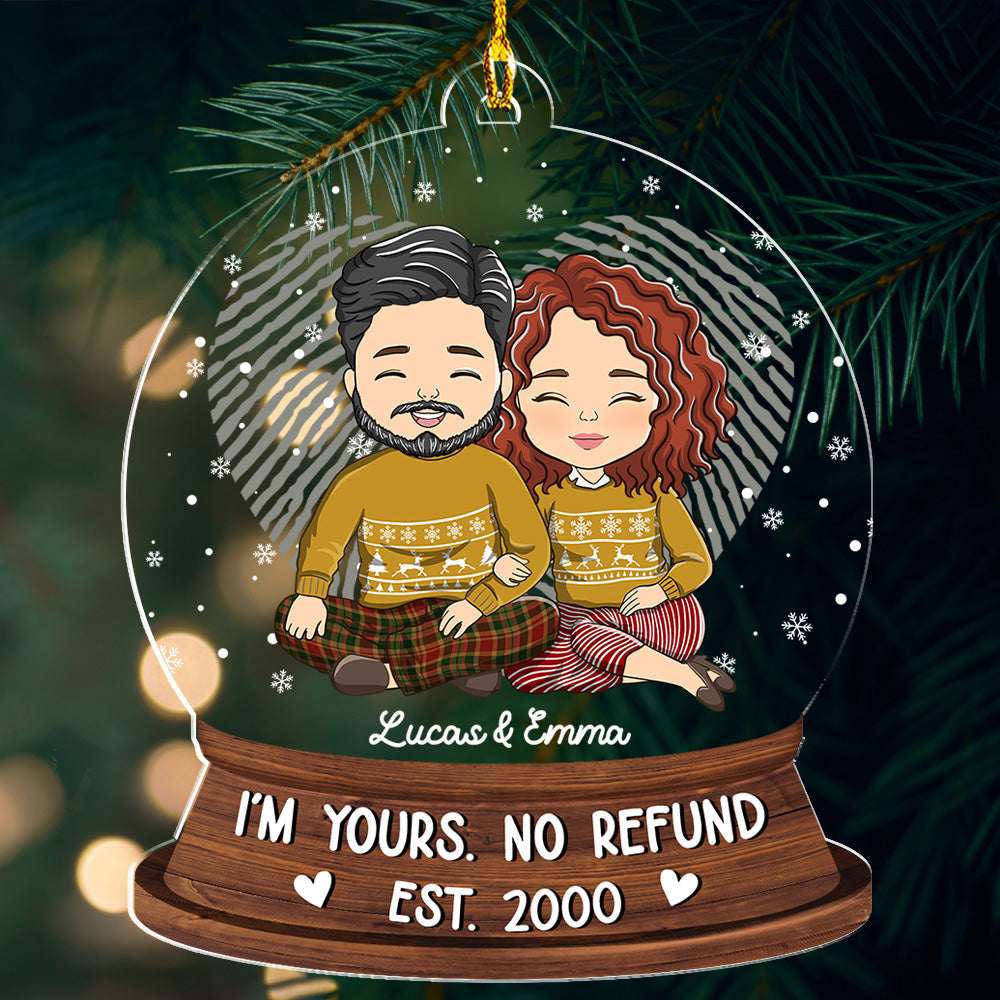 No Refund - Personalized Acrylic Ornament