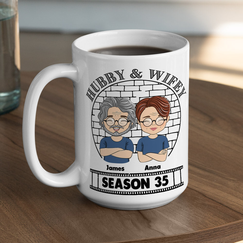 Hubby Wifey - Personalized Coffee Mug