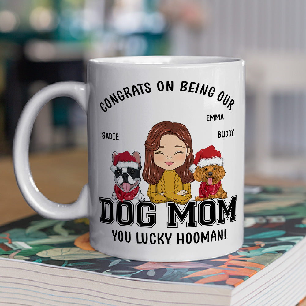 Custom Christmas Birthday Gifts For Dog Lovers • Congrats Dog Dad/Mom - Personalized Coffee Mug