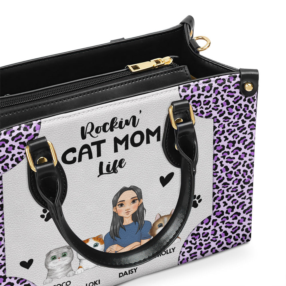 Dog Mom Better Life - Personalized Leather Bag