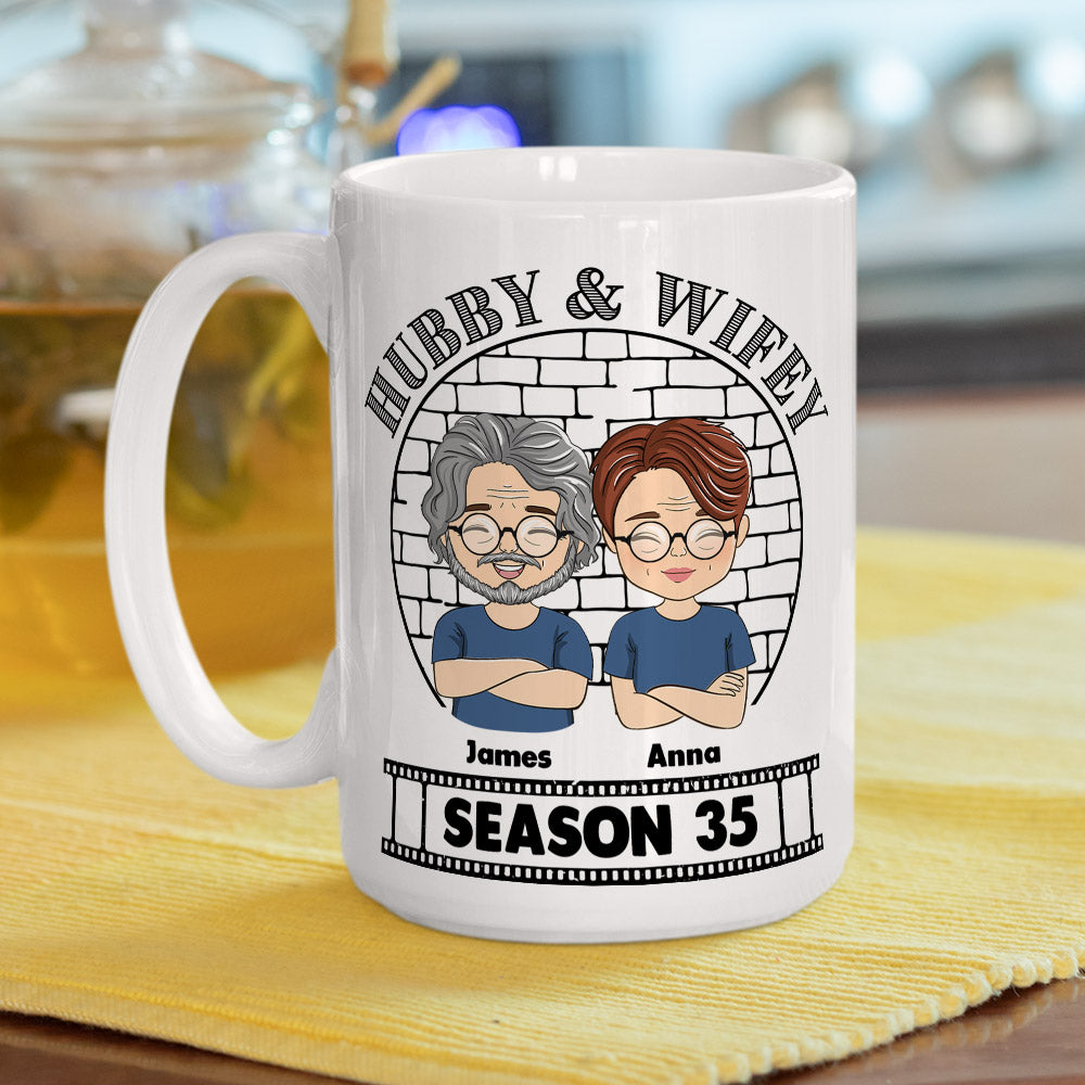 Hubby Wifey - Personalized Coffee Mug