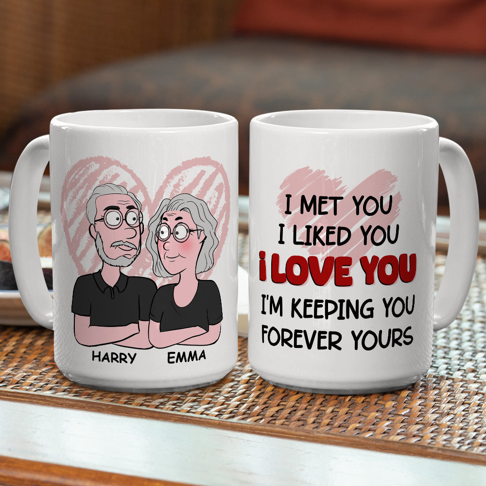 Keeping You Forever - Personalized Coffee Mug