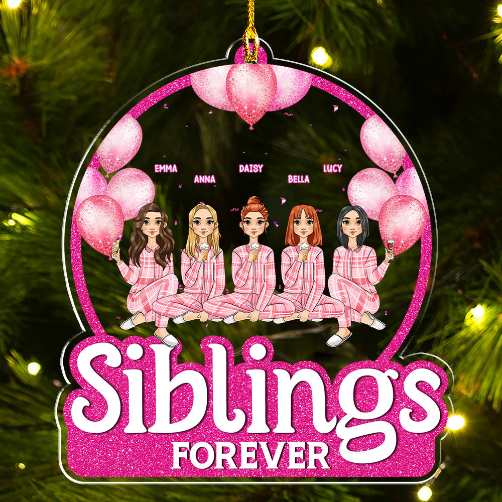 Besties Forever - Personalized Acrylic Ornament