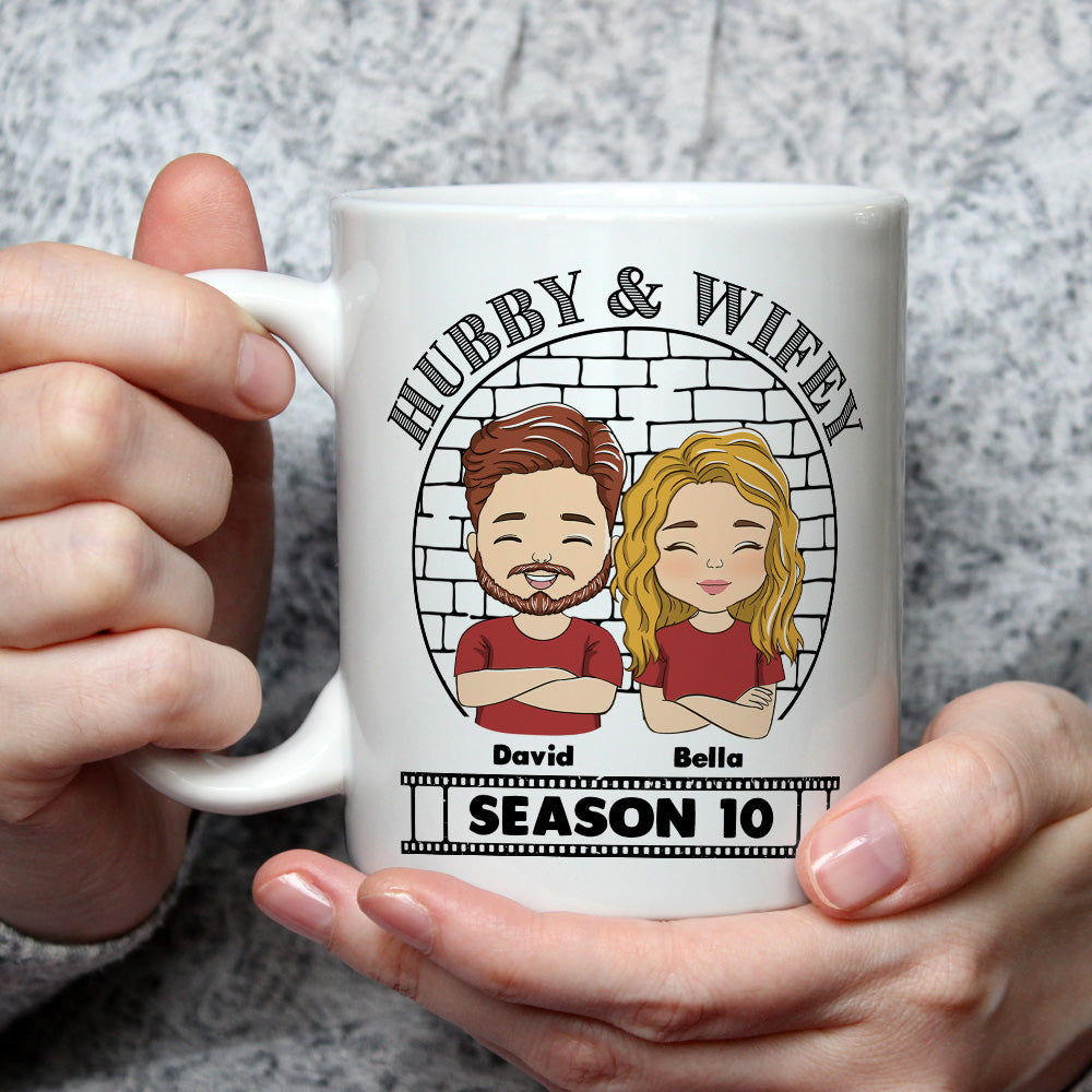 Hubby Wifey - Personalized Coffee Mug