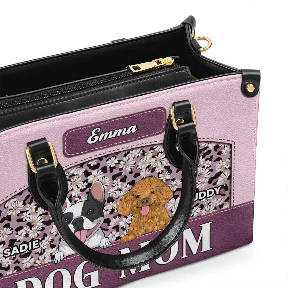 Flawless Dog Mom - Personalized Leather Bag