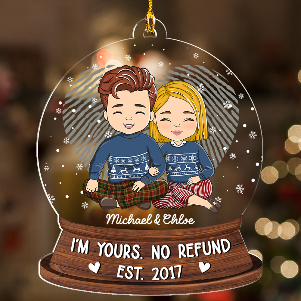 No Refund - Personalized Acrylic Ornament