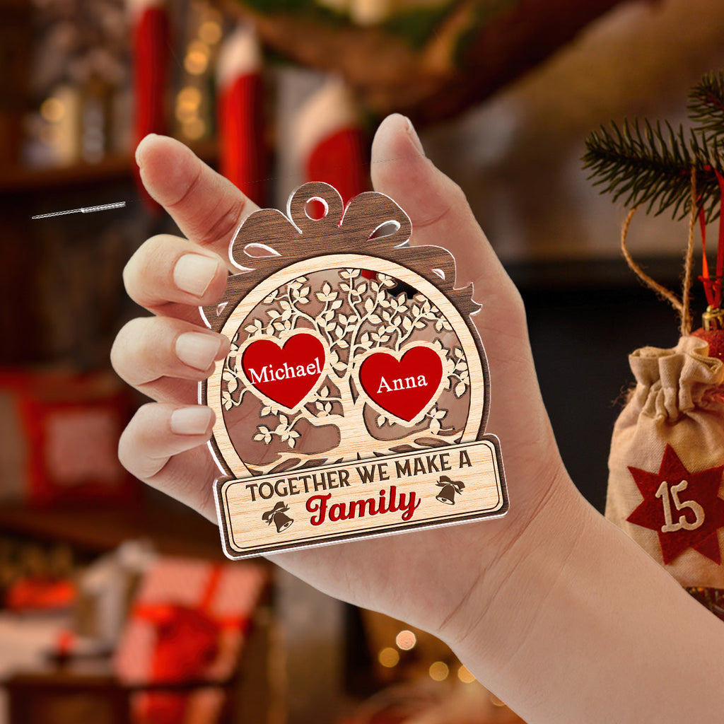 Together We Make - Personalized Acrylic Ornament