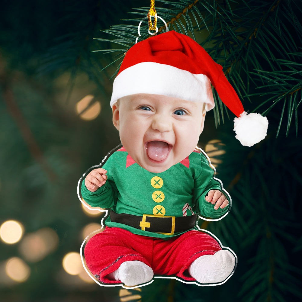 Face Baby - Personalized Acrylic Ornament
