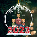 My Family 2023 - Personalized Acrylic Ornament
