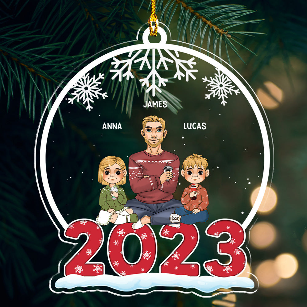 My Family 2023 - Personalized Acrylic Ornament