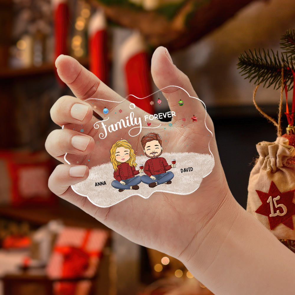 Family Forever - Personalized Acrylic Ornament