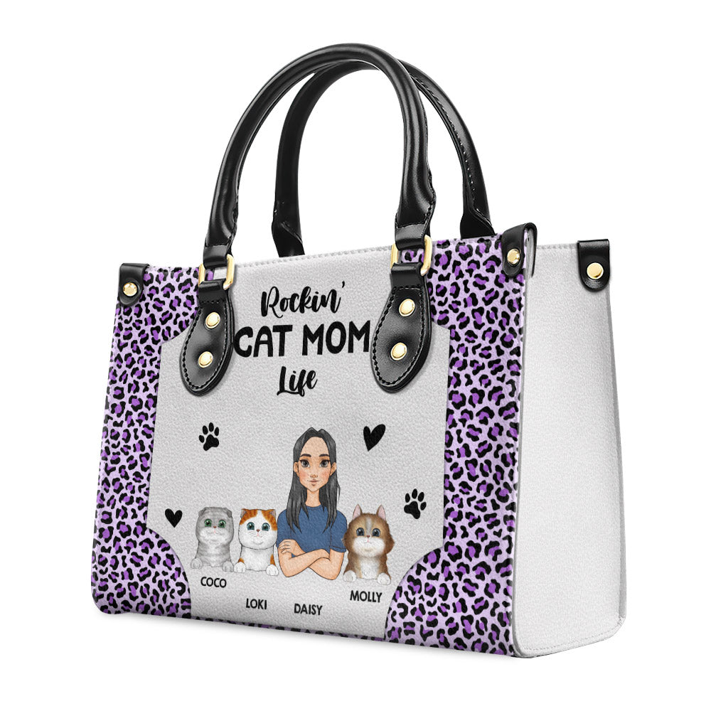 Dog Mom Better Life - Personalized Leather Bag