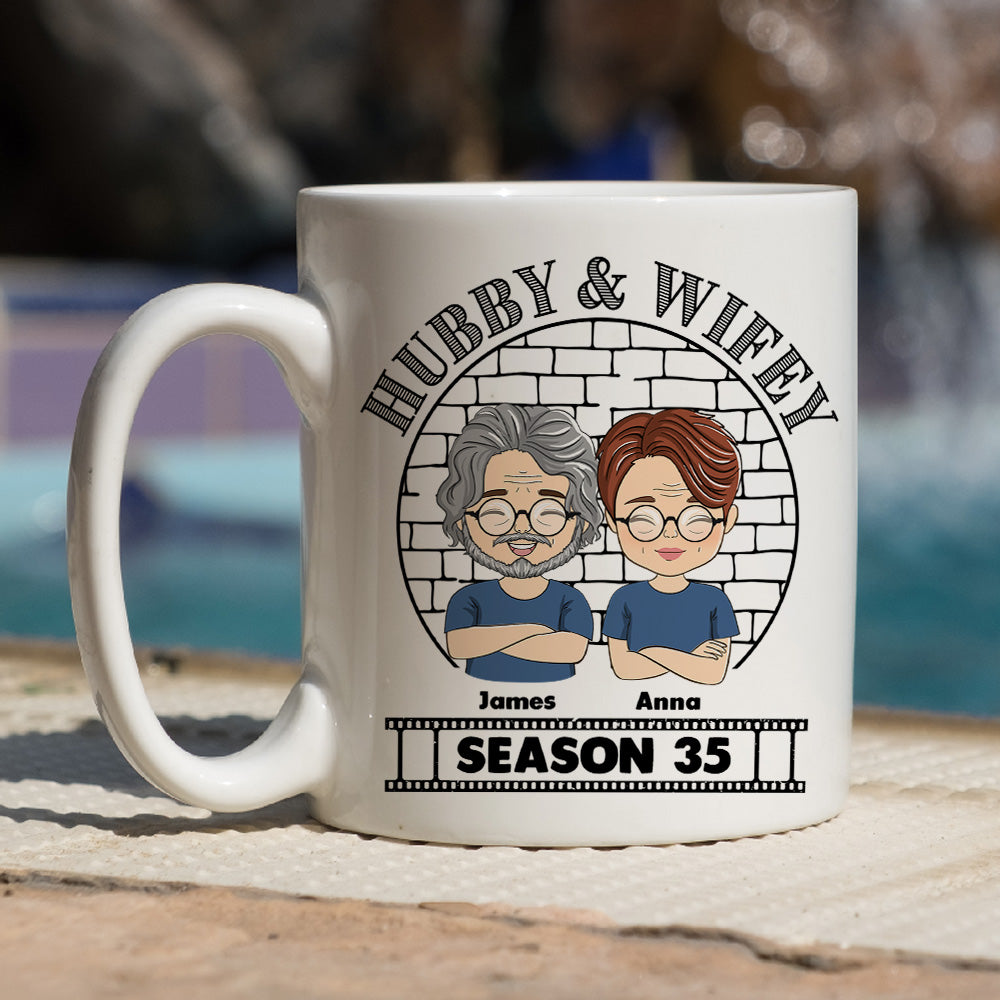 Hubby Wifey - Personalized Coffee Mug