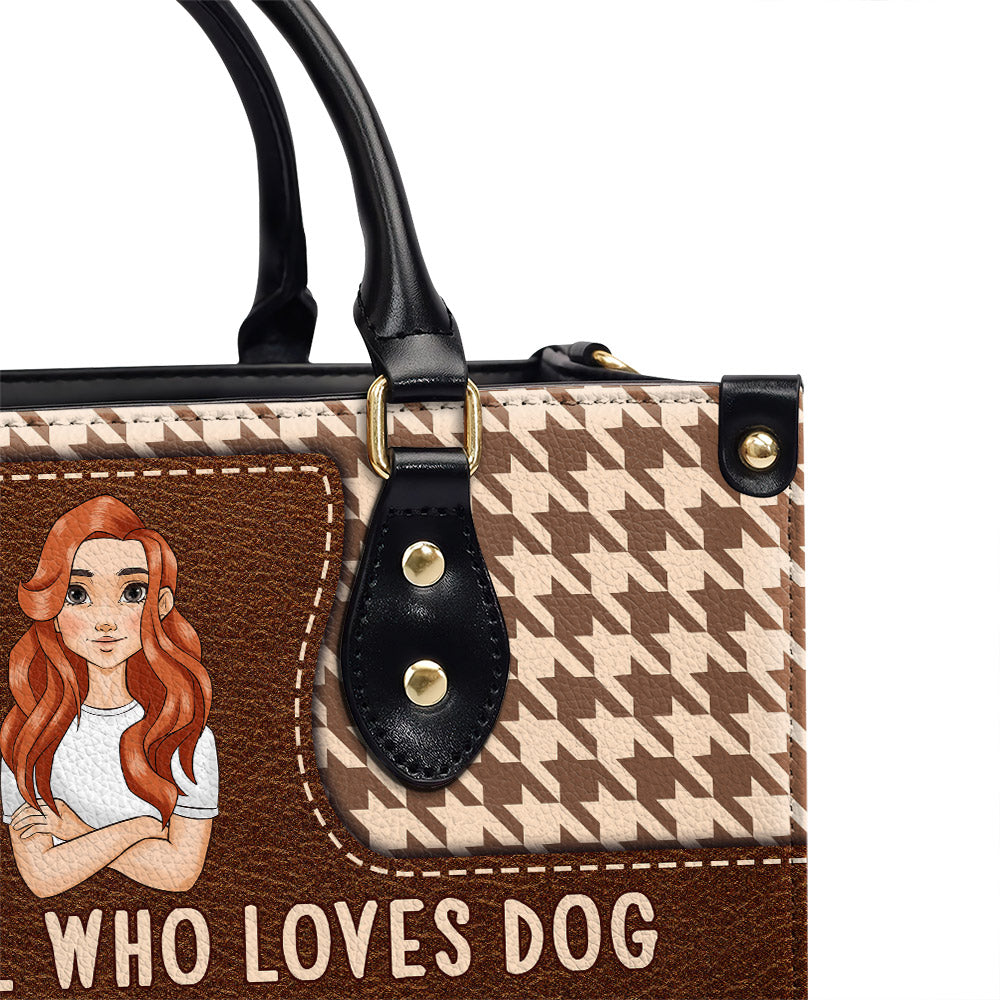 Just A Girl - Personalized Leather Bag
