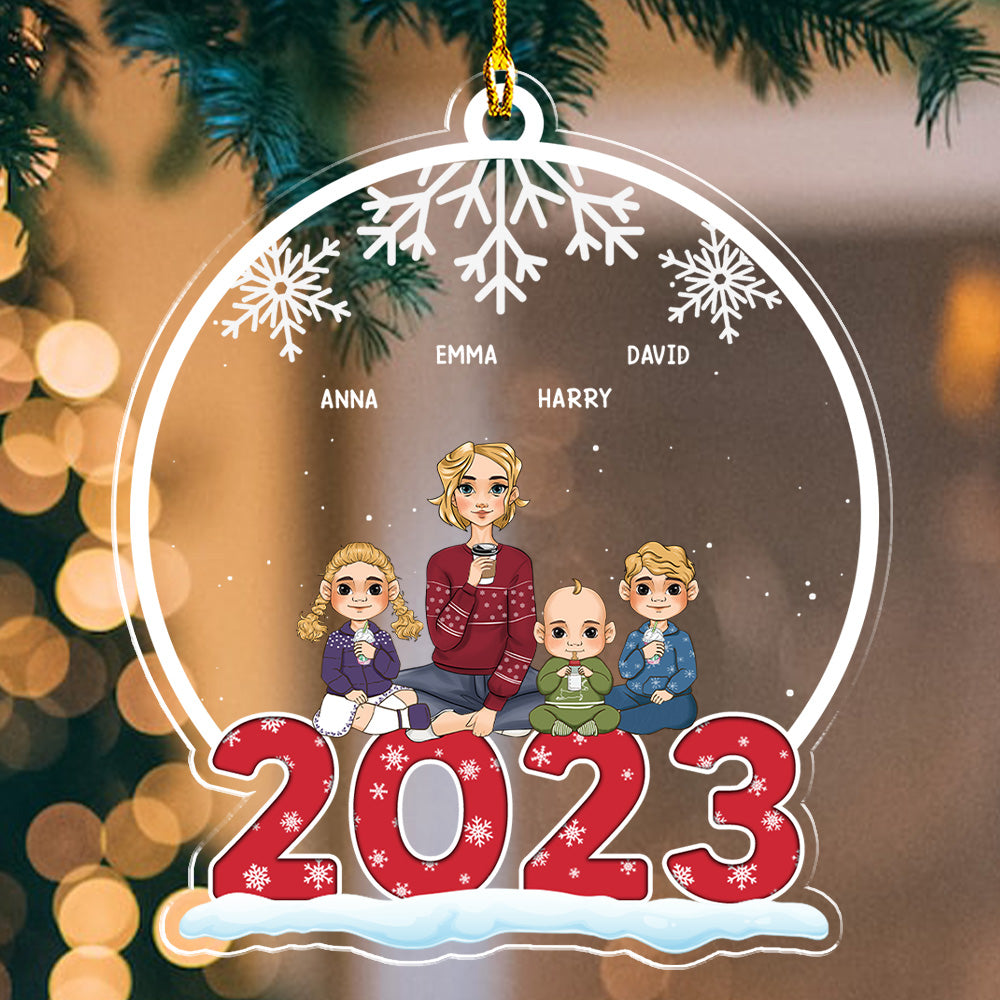 My Family 2023 - Personalized Acrylic Ornament