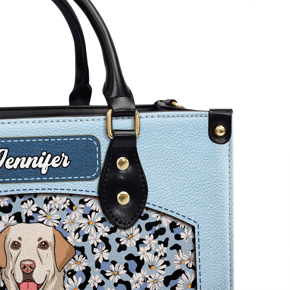 Flawless Dog Mom - Personalized Leather Bag