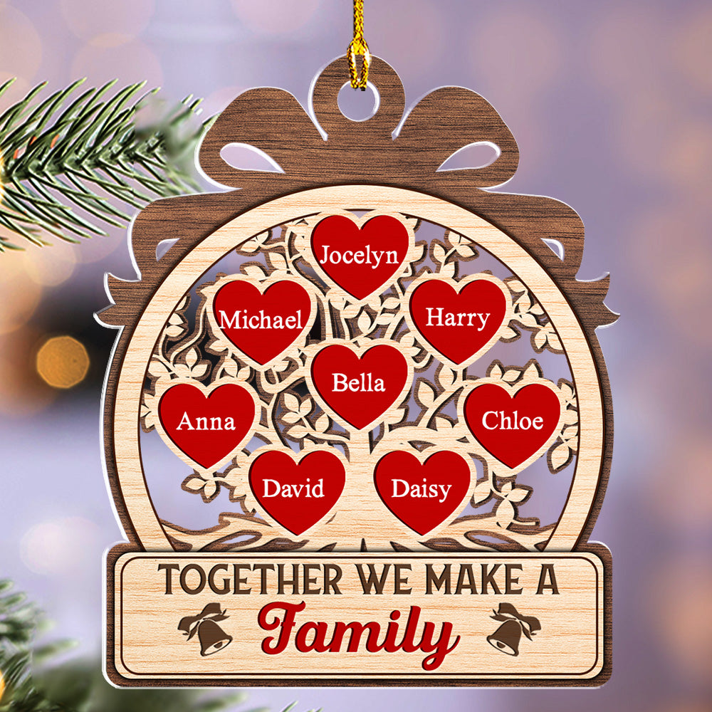 Love Grows Here Quote - Personalized Acrylic Ornament