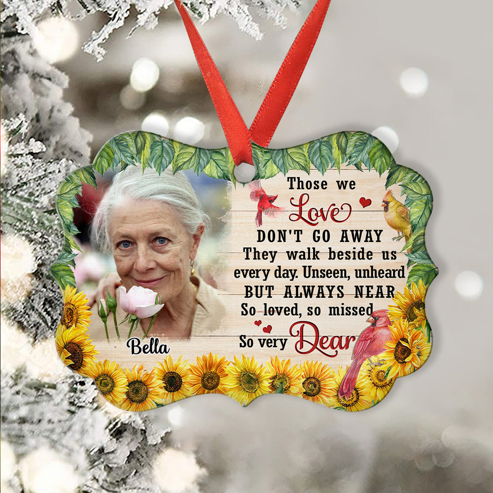 Loved Beyond Words - Personalized Aluminum Ornament