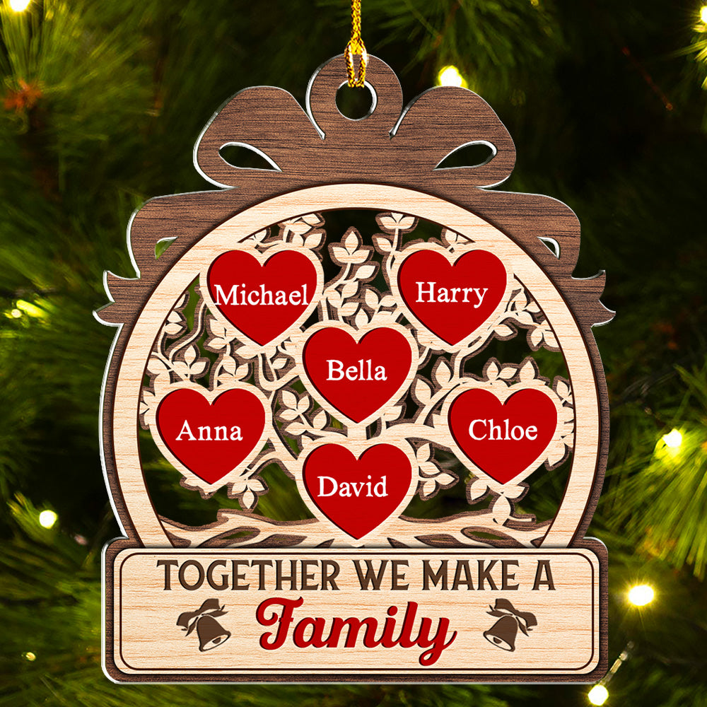 Together We Make Quote - Personalized Acrylic Ornament
