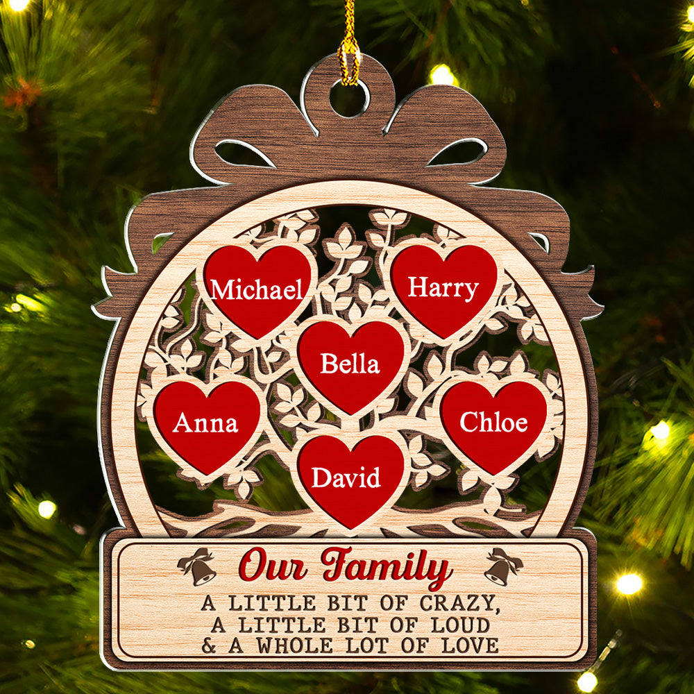 Our Family Quote - Personalized Acrylic Ornament