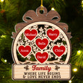 Family Quote - Personalized Acrylic Ornament