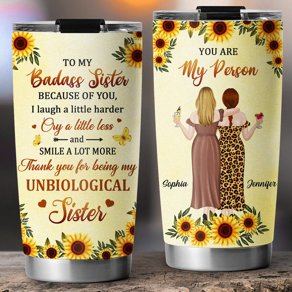 To My Badass Bestie - Personalized Tumbler